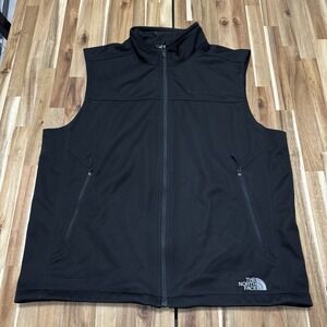 Morgan Stanley Vest Mens XL Black North Face Windwall Full Zip Investment Bank
